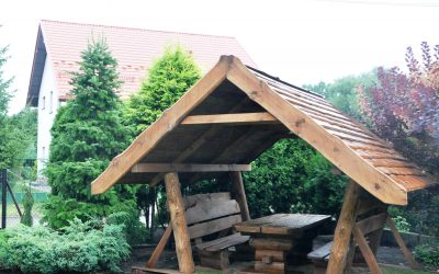 altana drewniana - skrzat